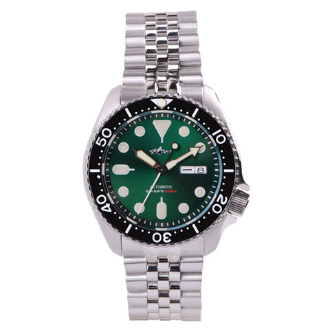Saphir 20ATM Japan NH36 Automatik SKX007 C3 Vollfarbe Edelstahl Taucheruhr für Herren