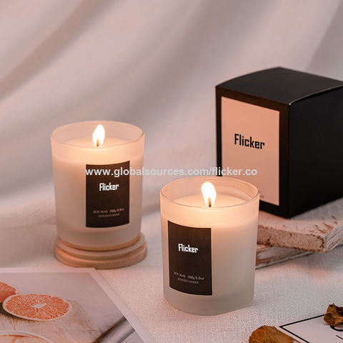 Wholesale Luxury Empty Customized White Matte Black Glass Clear Candle Jars  - China Glass Jar and Candle Jar price