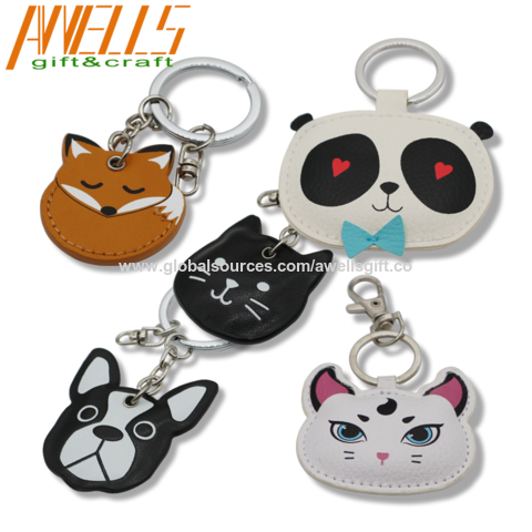 Handmade PU Leather Keychain Buckle For Men And Women Designer