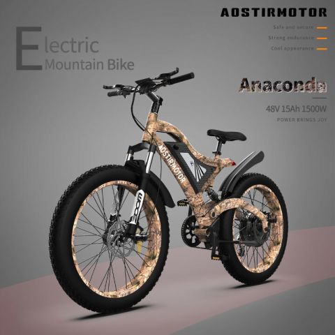 Compre Bicicleta El trica De Montanha 1500w 48v 15ah 26