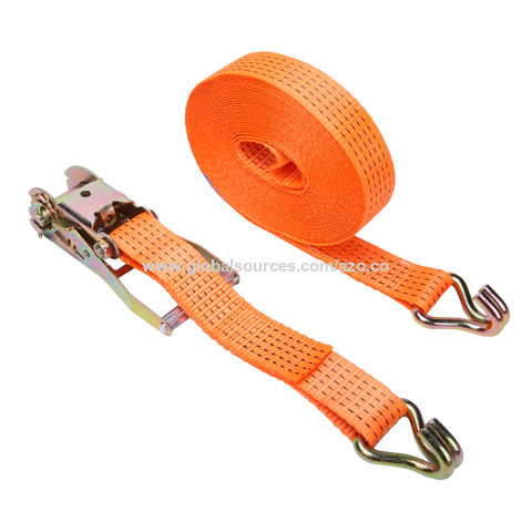 4Pack Heavy Duty Ratchet Straps, 2Inch 20Ft Tie down Straps with Double J  Hook