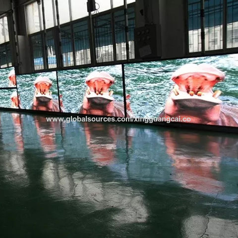 China P3 4K HD front maintenance outdoor tv hanging type full color LED ...