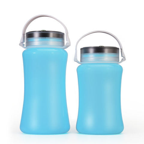 Collapsible Water Bottles with USB Rechargeable LED Light - China Bottle  and Bottles price