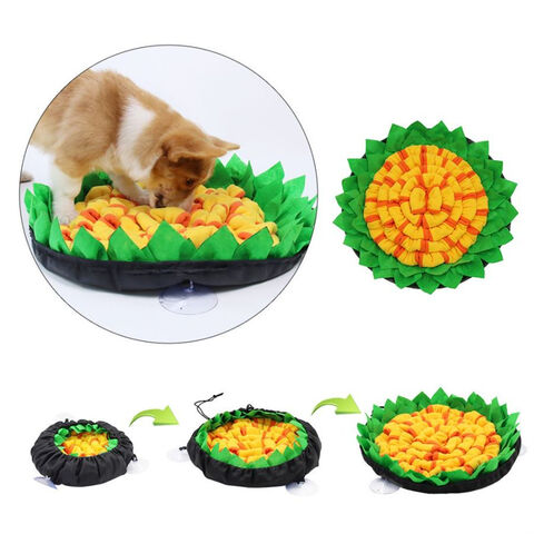 Alas Snuffle Anjing Anti Selip Desain Bunga Matahari - Alas Makan Pelatihan Mengendus dan Mencari Makan for sale at factory direct price