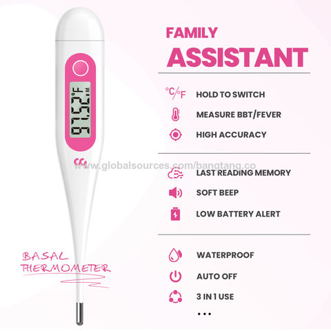 Easy@Home Basal Body Thermometer: BBT for Fertility Prediction