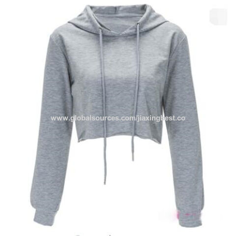 Latest Custom women's hoodies Pullover Hoodies Women Long Sleeve women's hoodies Crop Top