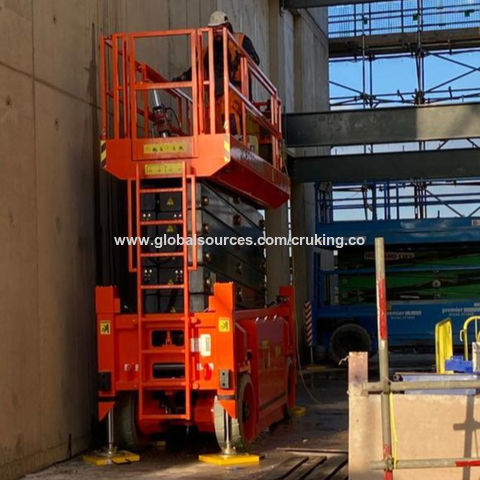 Buy Wholesale China Cruking 10m Electric Scissor Lifts Jcpt1012ac & 10m ...