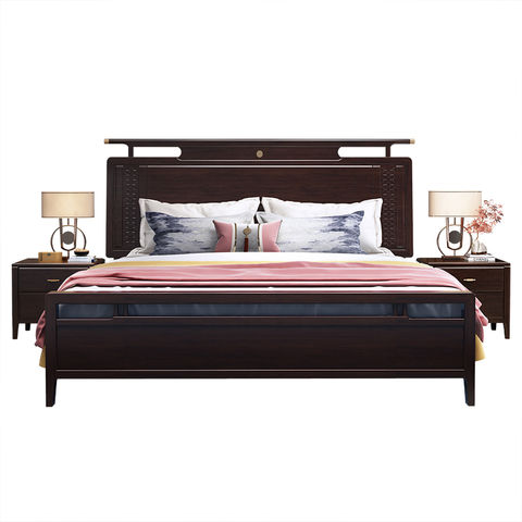 Furniture Bedroom Storage, Walnut Double Bed Frame With Storage