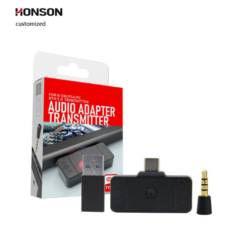 Adaptateur de casque Audio de jeu sans fil, récepteur, transmetteur Audio  compatible Bluetooth, pour Console PS5, PS4 et PC
