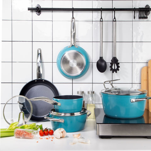 Pots And Pans Set Kitchen Cookware Sets Nonstick Aluminum Cooking
