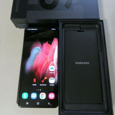 Samsung Galaxy S21 Ultra 5G, 128GB Black - Unlocked 