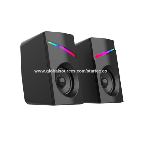China 2.0 USB gaming speaker RGB Lights For PC on Global Sources ...