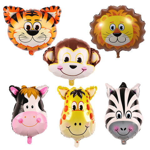 Ballons en aluminium de dessin animé, ballon de décoration de fête joyeuse Double face pour enfants for sale at factory direct price