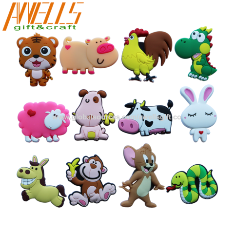 Buy Wholesale China Fridge Magnets Kids Cartoon Zoo Animal Magnetic Toys  Toddler 3d Pvc Refrigerator Magnets For Whitebo & Pvc Fridge Magnets at USD   | Global Sources