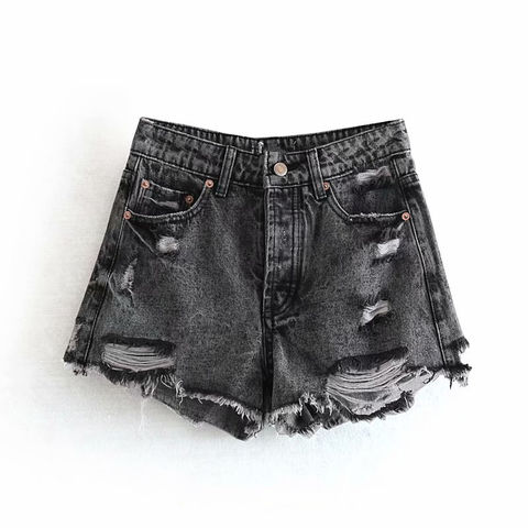 Women Denim Hot Pants High Waist Ladies Summer Casual Loose Jeans Shorts |  eBay
