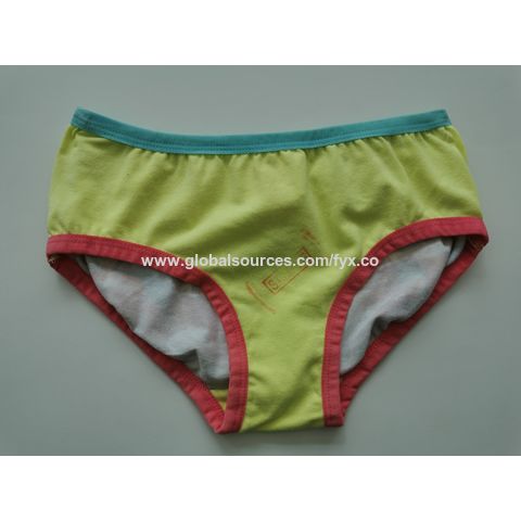 Junior Girls Soft 100% Cotton Underwear Teenage Panties Kids