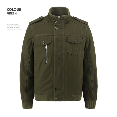 army colour winter jacket