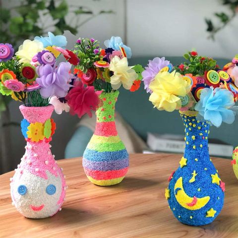 Flower Craft Kit Own Flower Crafts Diy Activity Gift Crafts