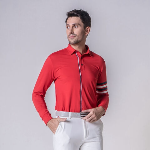 mens long sleeve golf shirts sale