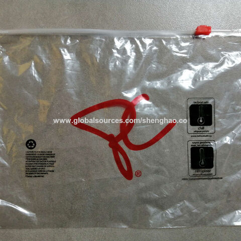 LDPE Zipper Slider Zip Lock Bags For Garments, For Garment