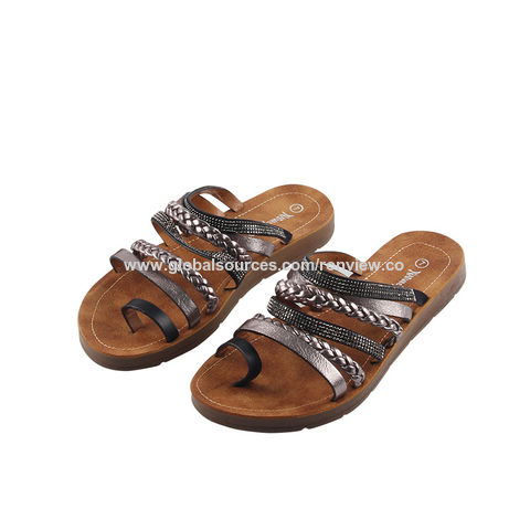 Buy online Men Brown Slip On Casual Sandal from Sandals and Floaters for Men  by Hyades for ₹799 at 41% off | 2024 Limeroad.com