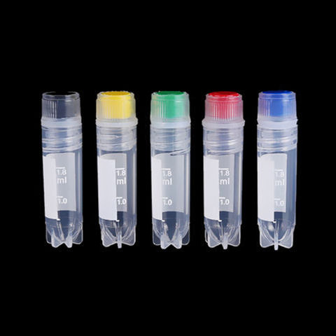 Laboratory Use High Quality Plastic Clear 2ml Cryovial Tube with ...