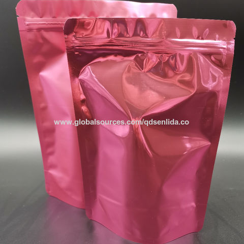 Bolsas pequeñas de plástico esmerilado rosa para mercancía - 9 x 12 -  Caja de 250