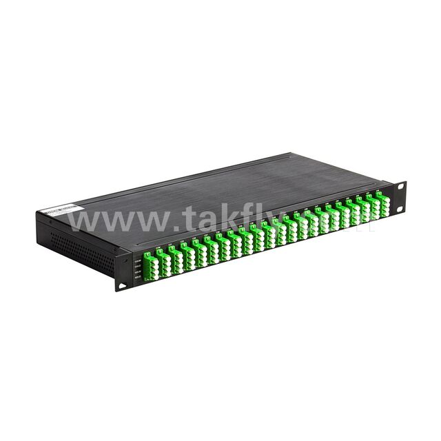 Multiplexor DWDM de Fibra Óptica 100GHz AWG de 40 Canales MUX+DEMUX para Centro de Datos, Telecomunicaciones y 5G for sale at factory direct price