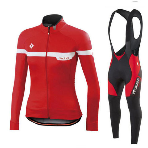Long Sleeve Fleece Cycling Jersey 