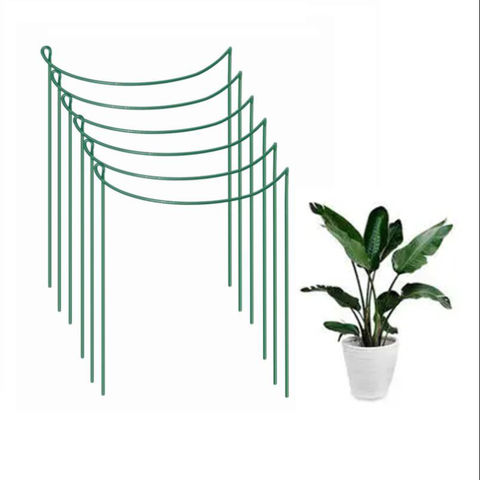 Buy Wholesale China Garden Plant Support Stake Green Half Round Garden ...