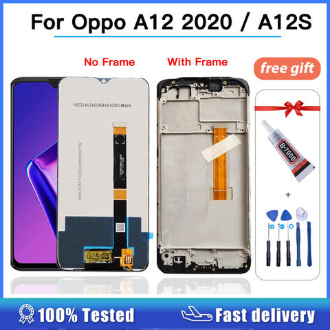 China Inch Black lcd For Oppo A12 2020 Global LCD Display Touch Screen ...