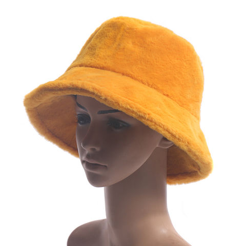 Customization Plush Faux Fur Solid Color Fishing Bucket Hat For Women,  Winter Bucket Hat, Bucket Hat, Sports Caps - Buy China Wholesale Faux Fur  Bucket Hat $3.59
