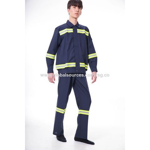 Buy Wholesale China 65%polyester 35%cotton Protective Safety Working ...