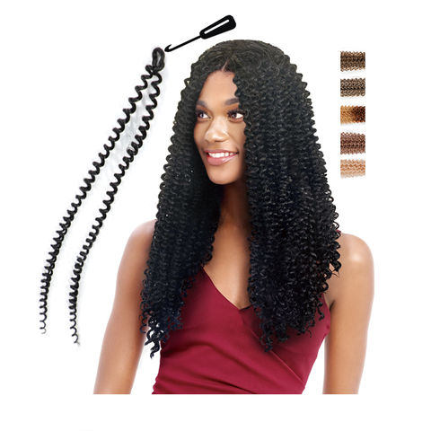 Buy China Wholesale Russian Styles Water Wave Deep Spring Crochet Braid  Extension Afro Bulk Synthetic Kinky Twist Hair & 100% Synthetic Hair $6.8