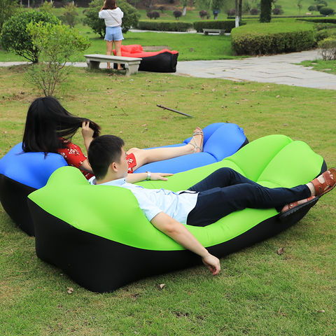 Outdoor Fast Infaltable Air Sofa Bed Inflatable Air Bag Lazy Bag Beach Air Sofa