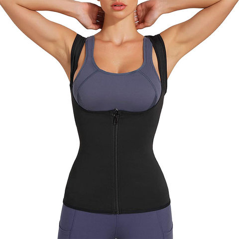 Women Sauna Thermo Shaper Sweat Waist Trainer Belt Slimming Vest Comfort Corset
