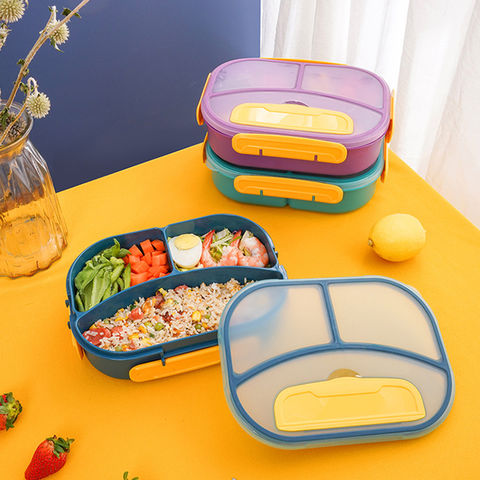 Buy Wholesale China Kids Plastic Lunch Box Lunch Container For Salad  Sandwich Snacks Food Box Vegetable Box & Lunch Box at USD 1.98