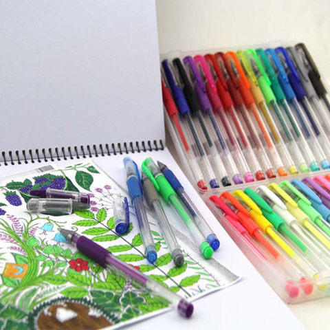 Wholesale Gel Pens Pastel Glitter Colored Pen Drawing Writing