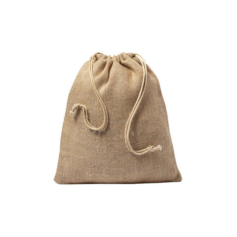 jute drawstring pouch