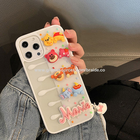Buy Wholesale China 3d Cute Cartoon Character Sculpture Phone Case For Iphone 13 12 Pro 11 Xs Max Xr Cream Silicone Case Silicone Phone Cases At Usd 1 97 Global Sources