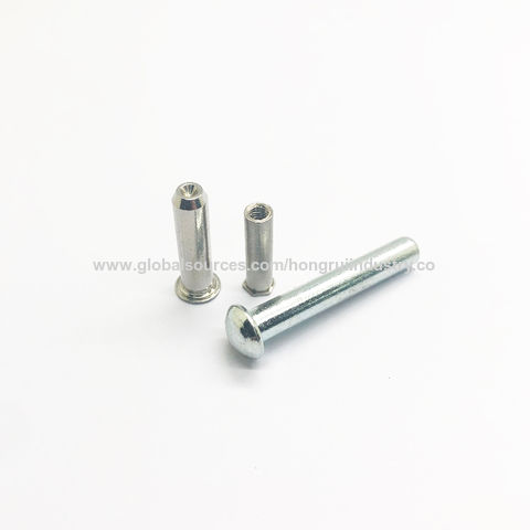 Buy China Wholesale Nickel Plated Brass Hollow Rivets/tubular Rivets ...