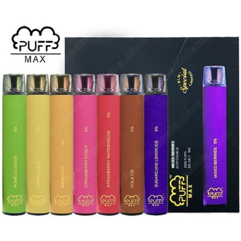 Puff Code China New design 2000 puffs disposable vape pen puff max pod device on ...