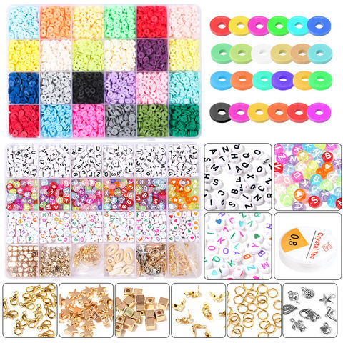 2 Boxes Set 4800pcs Polymer Clay Beads With High Quality Pendant Charms Kit  For Diy Jewelry Making - Buy China Wholesale Clay Beads $8.8