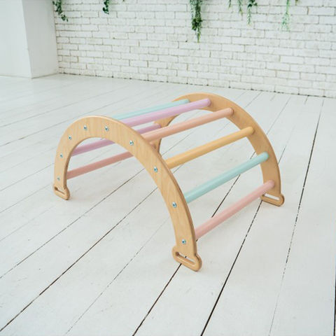 Montessori Furniture, Climbing Arch, Wooden Play Gym, Kids Climber  Montessori Baby Gym Toddler Climber Climbing Furniture 