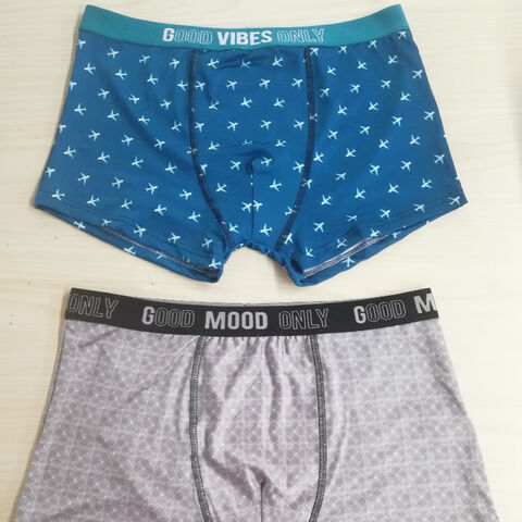 Impression sur tissu doux et élastique pour boxers, conceptions et couleurs personnalisées acceptées. Fabricant direct. for sale at factory direct price