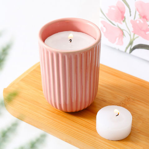 Buy Wholesale China Glazed Household Ceramic Scented Candle Cups