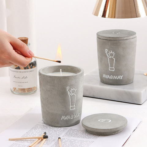 Buy Wholesale China Glazed Household Ceramic Scented Candle Cups