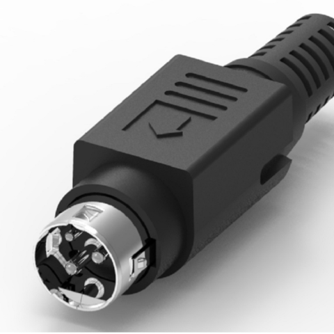 Buy Wholesale China Power Din 3 Pin Male Cable Connector & 3 Pin Power