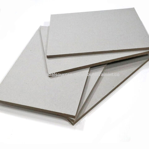 Arch File / Notebook Cover Anti-Curl grade A Grey Book Binding Board Paper  Sheet