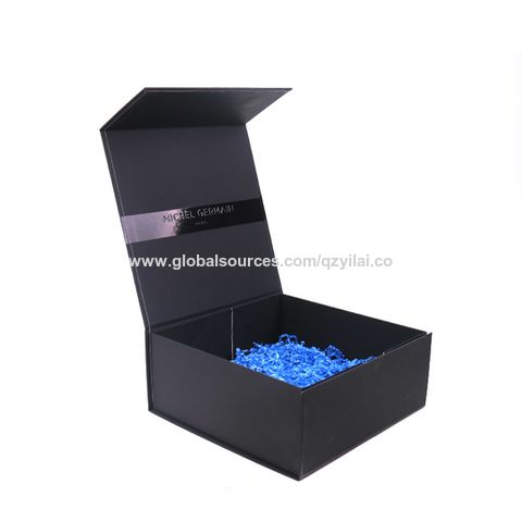 China Custom Luxury Logo Printed Flat Folding gift boxes with magnetic ...